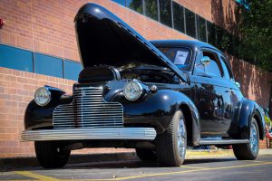 Customized black 19340 Chevy Coupe