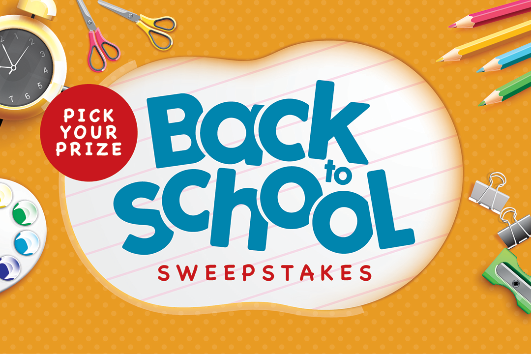 Back to school sweepstakes